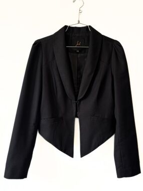 Jack by BB Dakota Cropped Blazer Black Size M